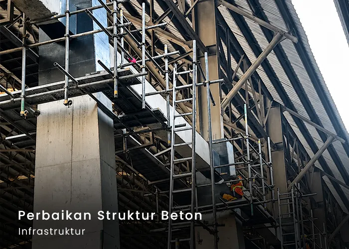 proyek perbaikan struktur beton